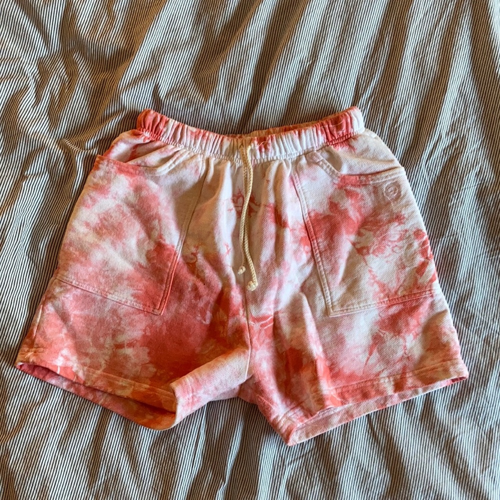 Big Bud Press Flamingo Crystal Wash Sweatshorts